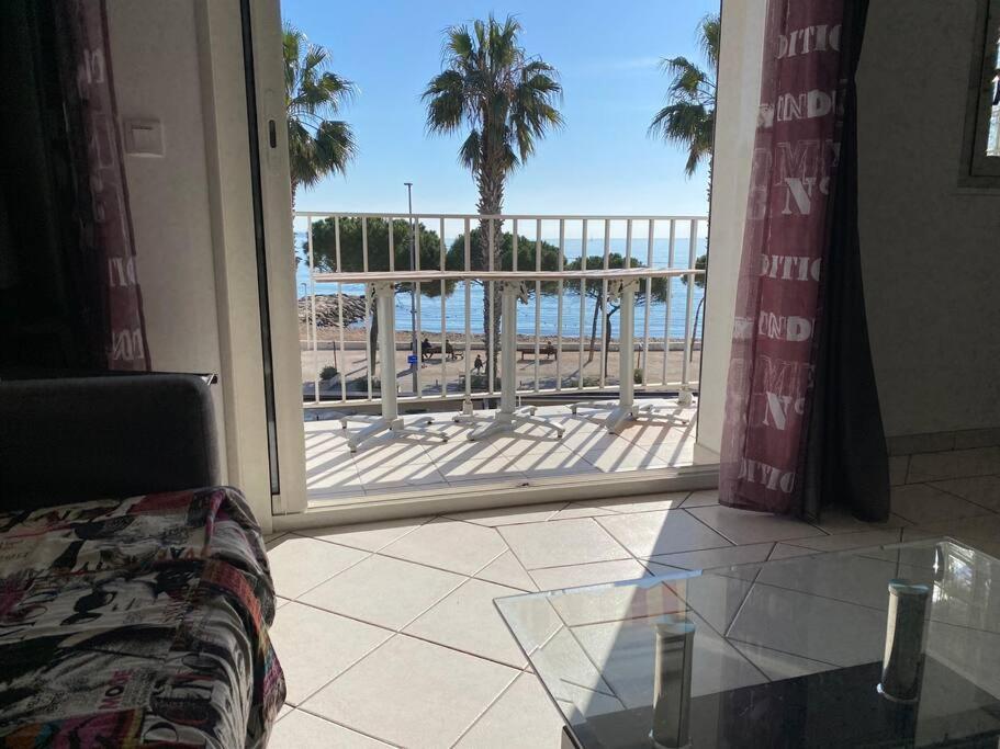 T3 Sur La Plage Vue Feerique Mer,Wifi, Parking Inclus , Clim La Ciotat Buitenkant foto